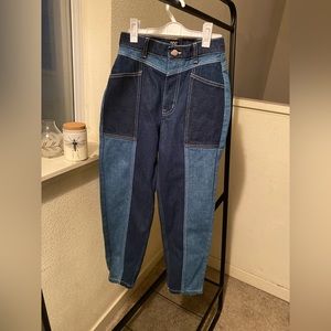 Urban Outfitters patch work jeans. Size 24. New without tag.